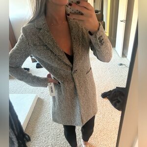 DKNY Tweed Knit Coat-Blazer – Size 2